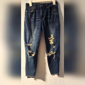 Women's Abercrombie & Fitch Signature Collection Cropped Jeans - Size 28